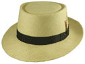 Panama Pork Pie Straw Hat
