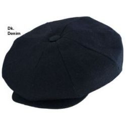 Capas Denim Newsboy Cap