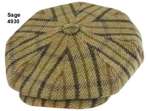 City Sport Harris Tweed Newsboy Cap