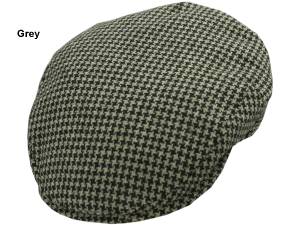 Borsalino Houndstooth Ivy Cap