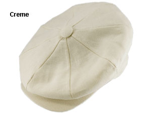 Linen Big Apple Cap