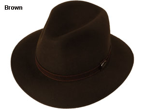 Borsalino Fur Felt Crushable Hat