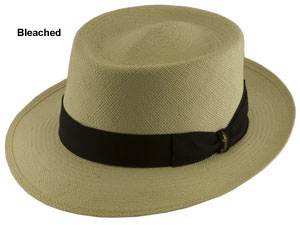 Borsalino Panama Pork Pie Straw Hat