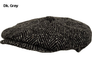 City Sport Wool Herringbone Newsboy Cap
