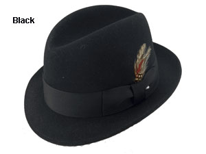 Dynafelt Center Crease Fedora Hat