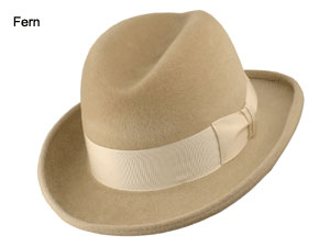 Dobbs Velour Homburg Hat