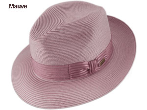 Dobbs Harvey Straw Fedora Hat