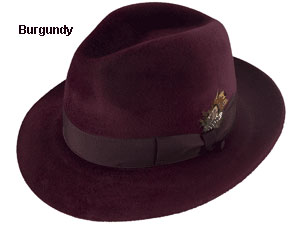 Selentino Galaxy Velour Fedora Hat