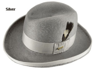 Biltmore Peluche Homburg Hat