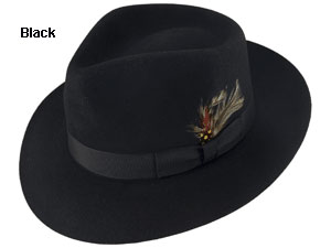 Scala C-Crown Fedora Hat
