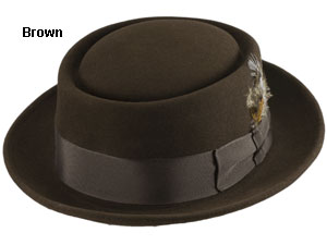 Stefeno Trader Pork Pie Hat