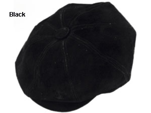 Suede Newsboy Cap